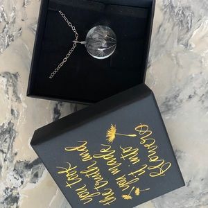 Dandelion necklace
